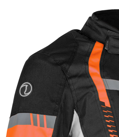 Rynox Tornado Pro 4 Jacket - Ce Certified Class A Orange - AH Helmets