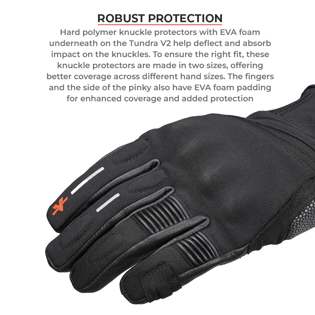 ViaTerra Tundra v3 –  Waterproof Black Gloves