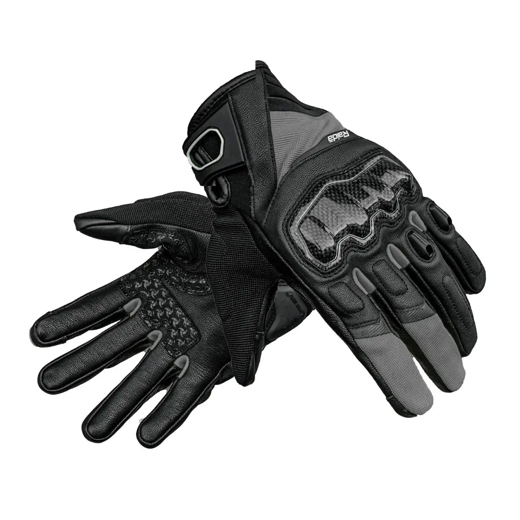 Raida Carbonite Gloves | Black GREY