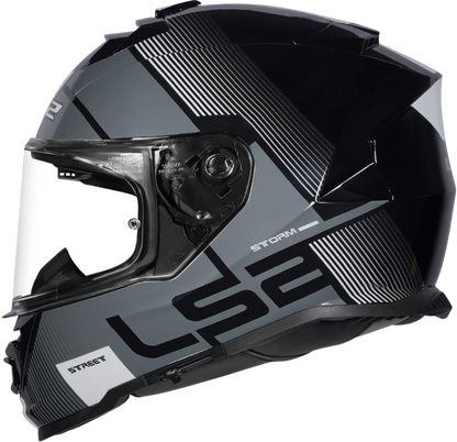 LS2 FF800 Storm II Epic Gloss Black white Helmet