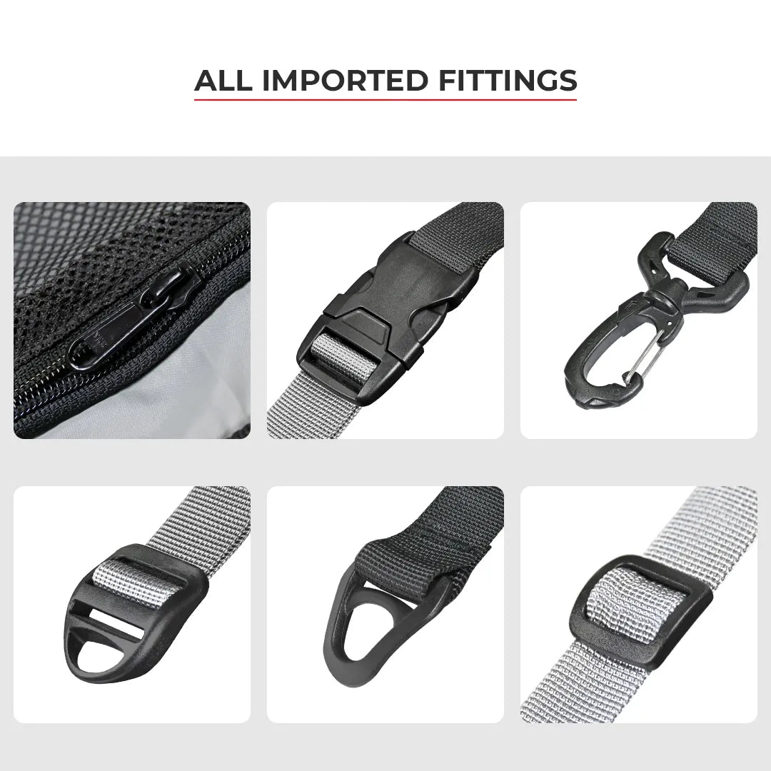 VIATERRA  HAMMERHEAD - 75 LTR UNIVERSAL MOTORCYCLE  TAIL BAG