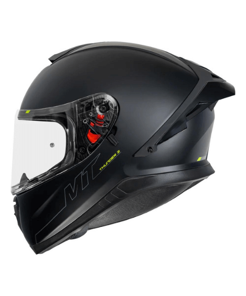 MT Thunder3 Pro Solid MATT Black Helmet - AH Helmets