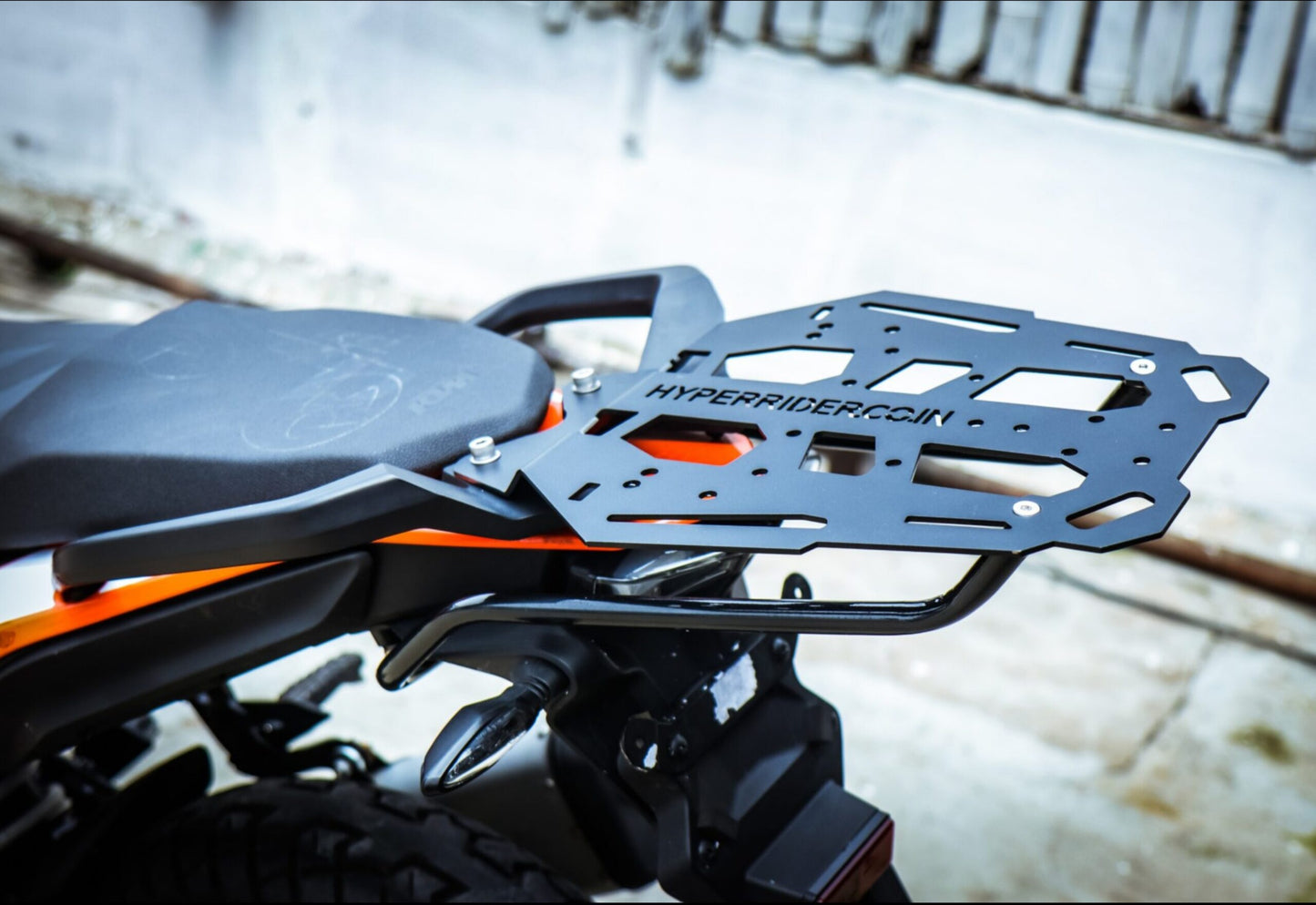 KTM Adventure Top Rack with Metal Plate - Hyperrider - AH Helmets