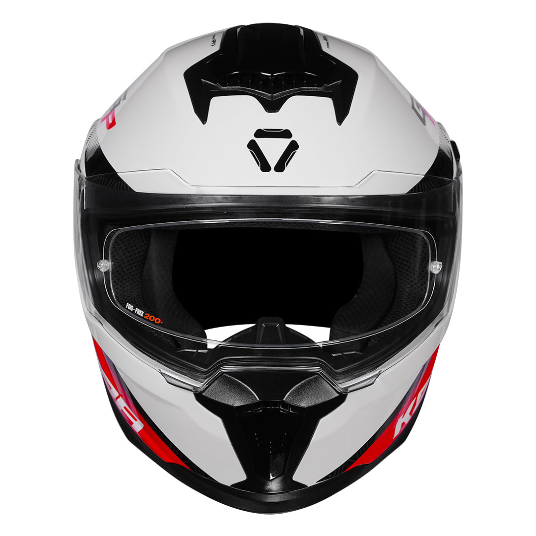KORDA SONIC GP RAPIDE W/P HELMET-Gloss Red