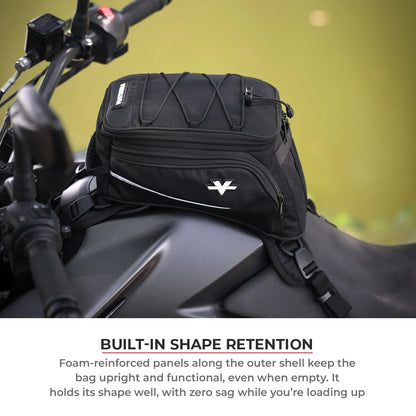 VIATERRA ACE UNIVERSAL MOTORCYCLE TANK BAG (STRAP BASED)