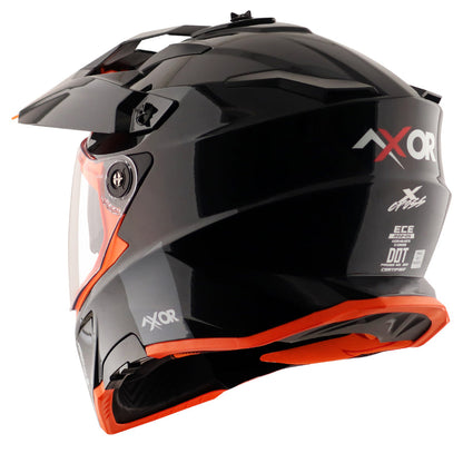 Axor X-Cross Dual Visor SC Gloss Black Red Helmet