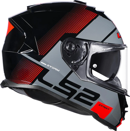 ls2 ff800 storm helmet LS2 FF800 Storm II Epic Gloss Black Red Helmet-06(D-RING) – AH Helmets
