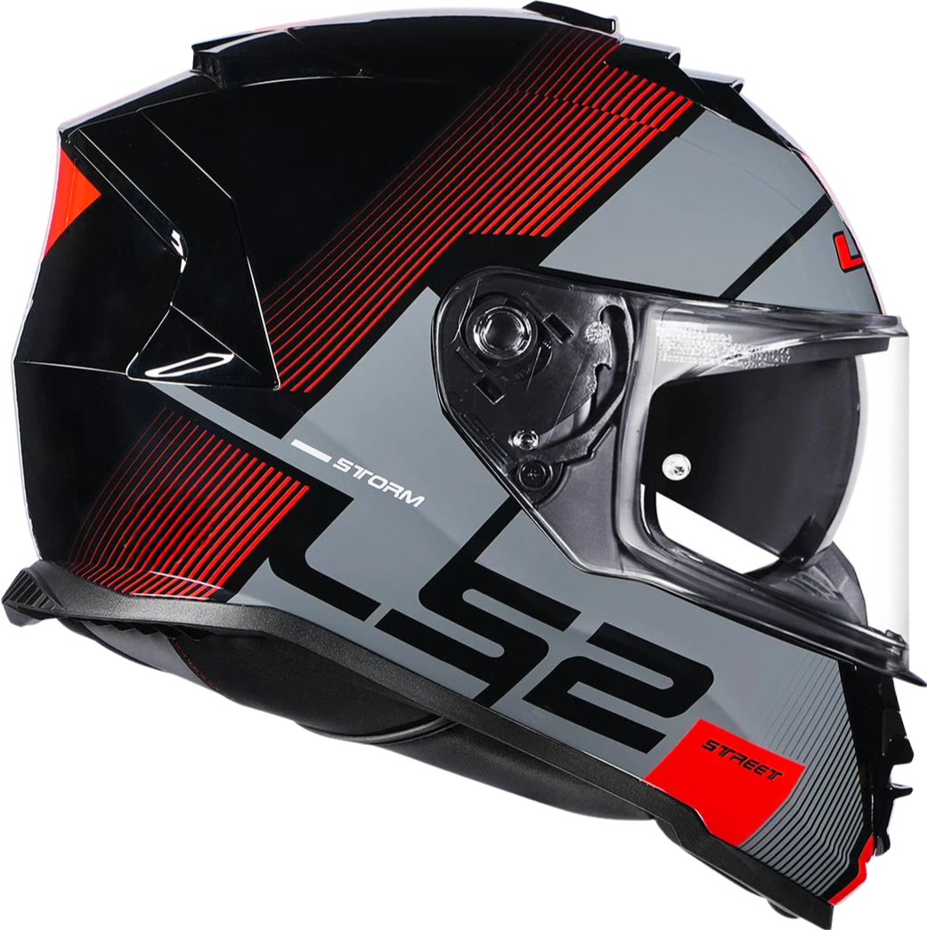 LS2 FF800 Storm II Epic Gloss Black Red Helmet