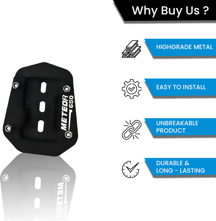 Royal Custom Side Stand Extender For RE Meteor 650