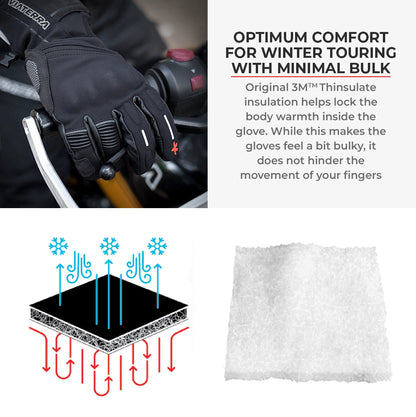 ViaTerra Tundra v3 –  Waterproof Black Gloves