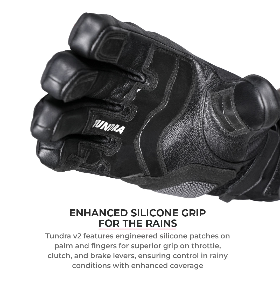 ViaTerra Tundra v3 –  Waterproof Black Gloves