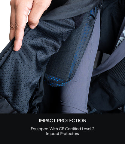 Rynox  OUTLANDER PRO CE AA CLASS PANT-BLACK