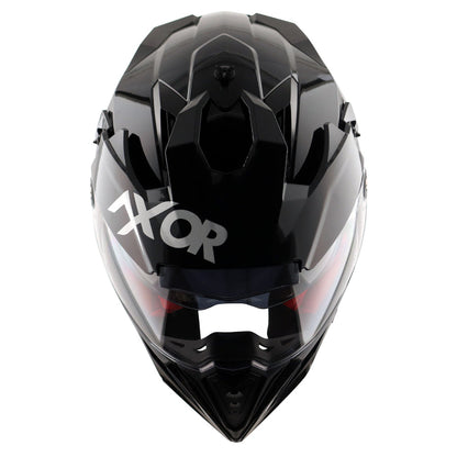 Axor X-Cross Dual Visor SC Plain Gloss Black Helmet