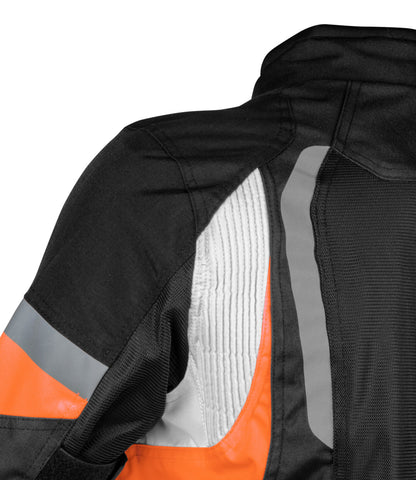 Rynox Tornado Pro 4 Jacket - Ce Certified Class A Orange - AH Helmets
