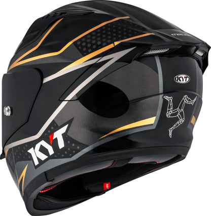 Kyt Striker SV Davo Replica Gloss Black Gold Helmet
