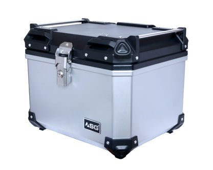 ASG SG-48 ABS MOTORCYCLE Top Box SILVER (47 Liters)