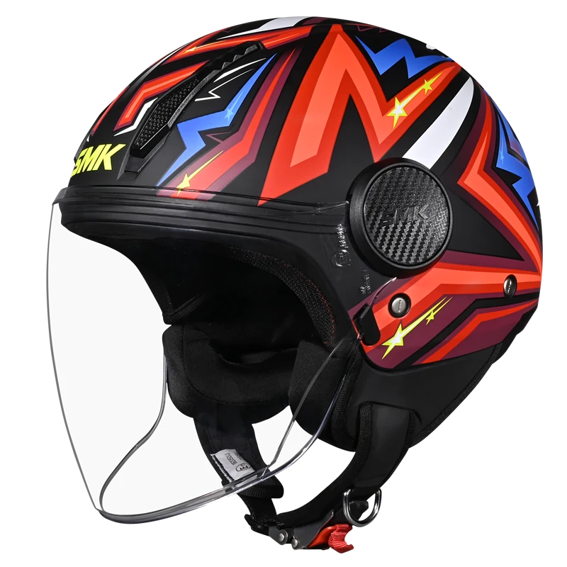 SMK LAMINAR  HALF HELMETS (STARZ GRAPHIC)