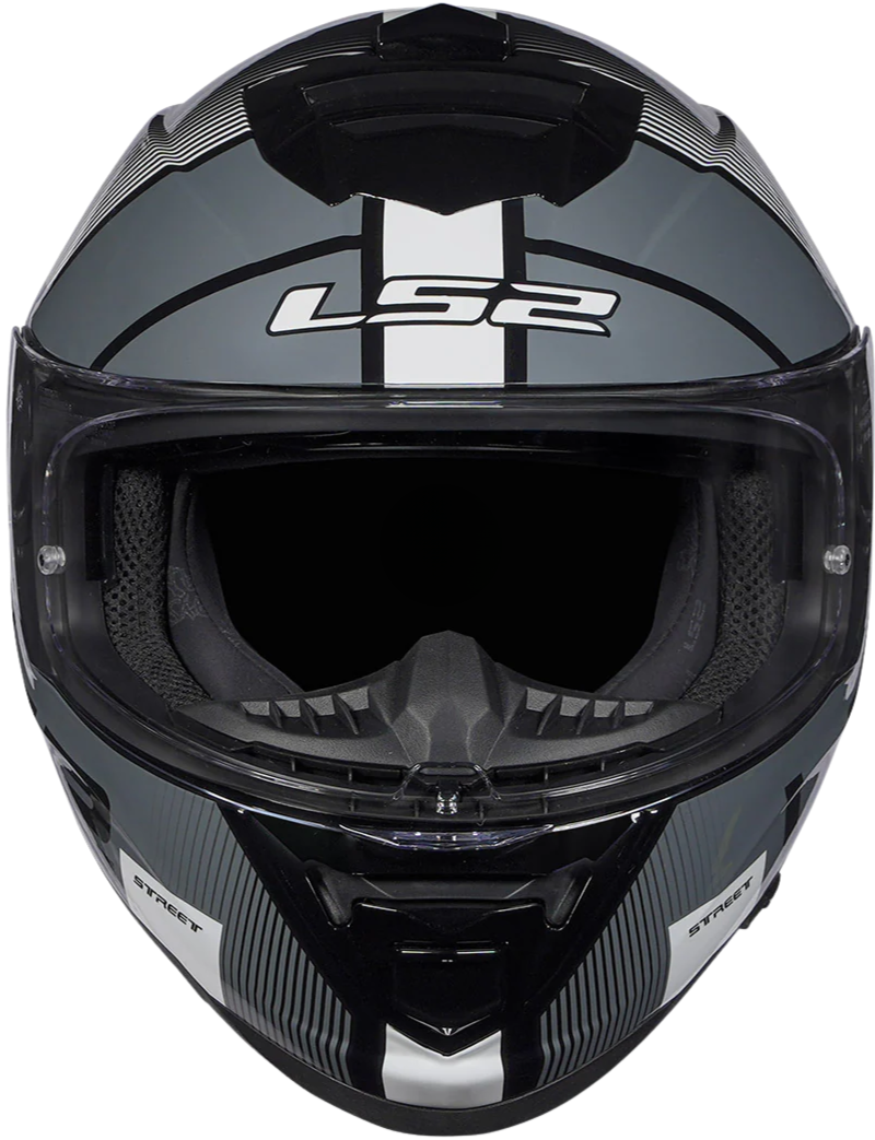 LS2 FF800 Storm II Epic Gloss Black white Helmet