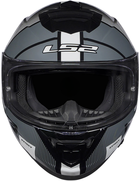 LS2 FF800 Storm II Epic Gloss Black white Helmet