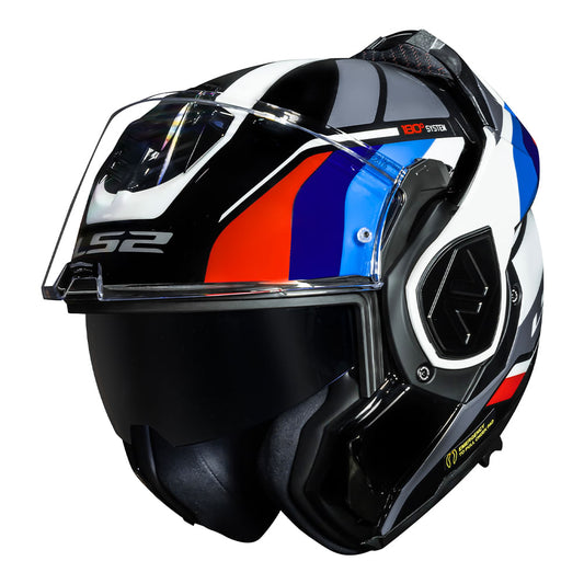 LS2 FF906 ADVANT SPORTS GLOSS BLACK BLUE RED HELMET- 06