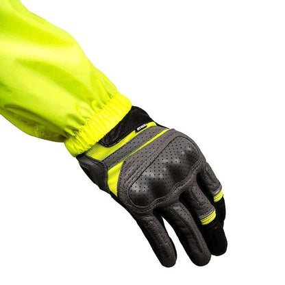 Rynox H2Go Pro 3 Rain Jacket (Hi-Viz Green)