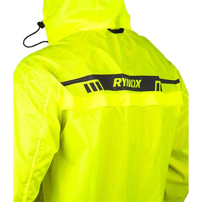 Rynox H2Go Pro 3 Rain Jacket (Hi-Viz Green)
