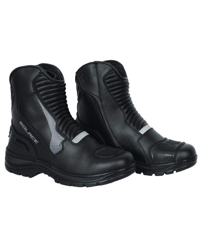 Solace Scout Motorcycle Boots (B.Grey) - AH Helmets