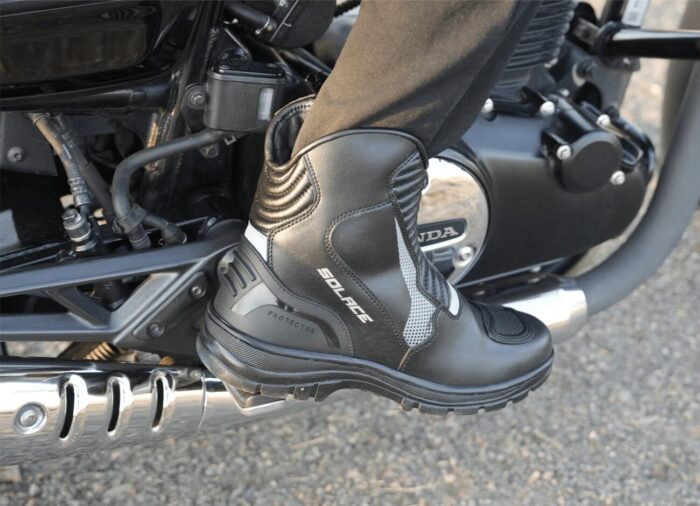 Solace Scout Motorcycle Boots (B.Grey) - AH Helmets