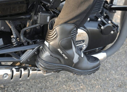 Solace Scout Motorcycle Boots (B.Grey) - AH Helmets