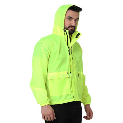 Solace Rainpro Jacket V3.0 (Neon) - AH Helmets